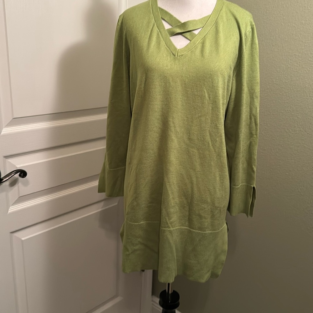 Green sweater